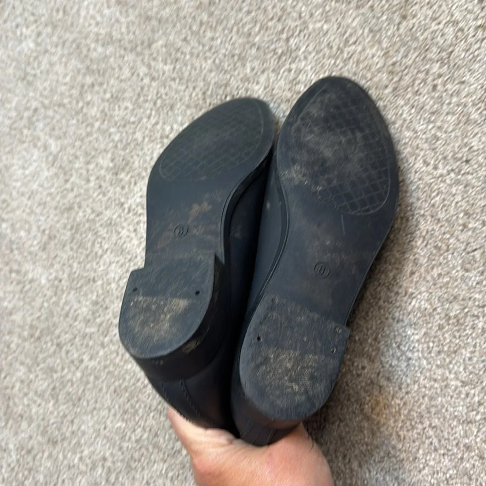 Jeffrey Campbell Forecast Waterproof Chelsea Rain Boots Black Size 8